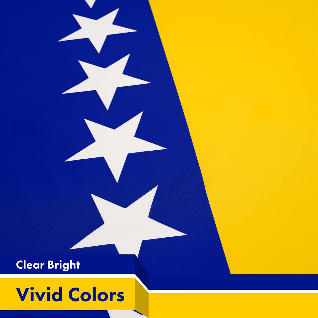 Amazon.com : G128 Bosnia and Herzegovina Flag | 3x5 Ft | LiteWeave